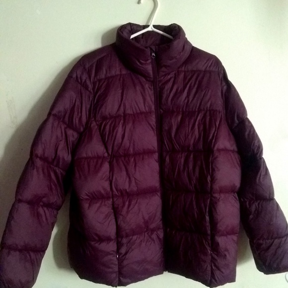Women's Puffer Jacket from Joe Fresh Dark Burgundy - Picture 1 of 1